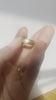 Half round men's wedding band with custom inscription. 