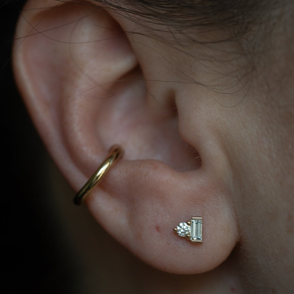 
                  
                    Baguette Stud Earrings
                  
                
