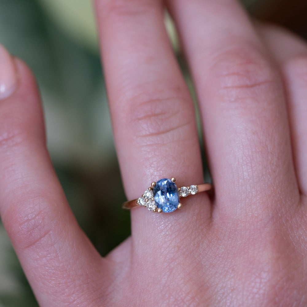 
                  
                    Sapphire Cluster Ring
                  
                