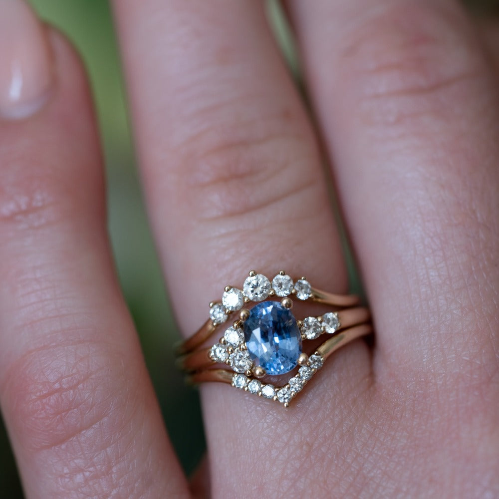 
                  
                    Diamond Curve Ring
                  
                