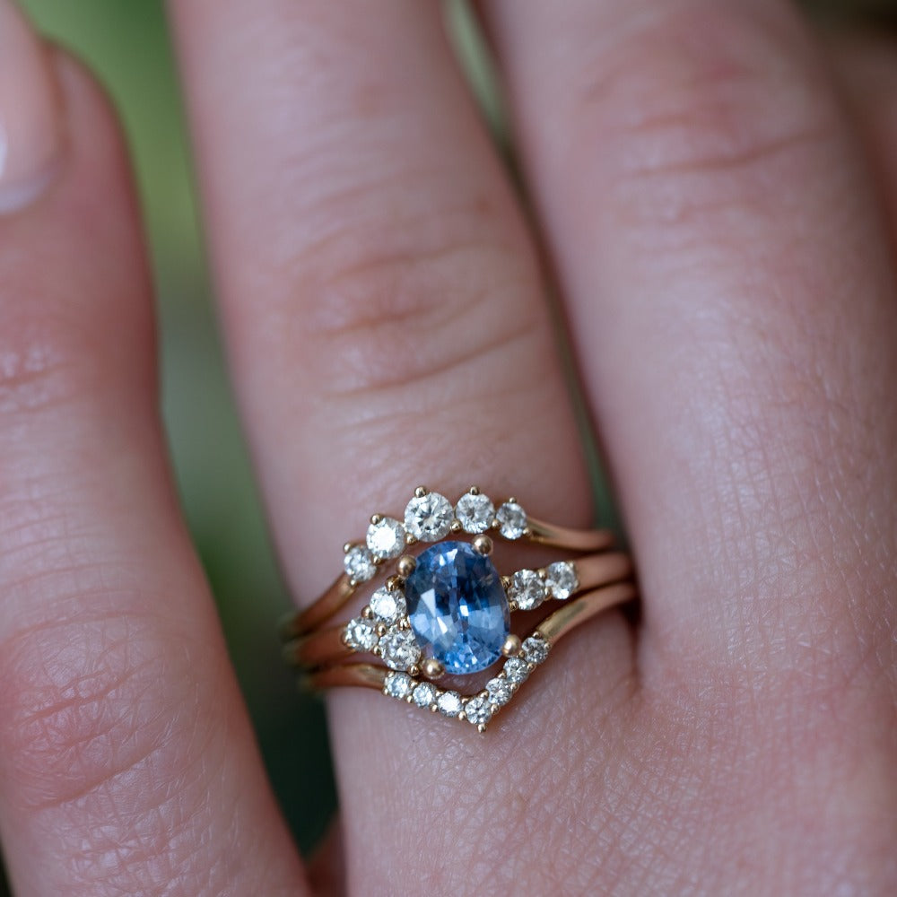 
                  
                    Sapphire Cluster Ring
                  
                