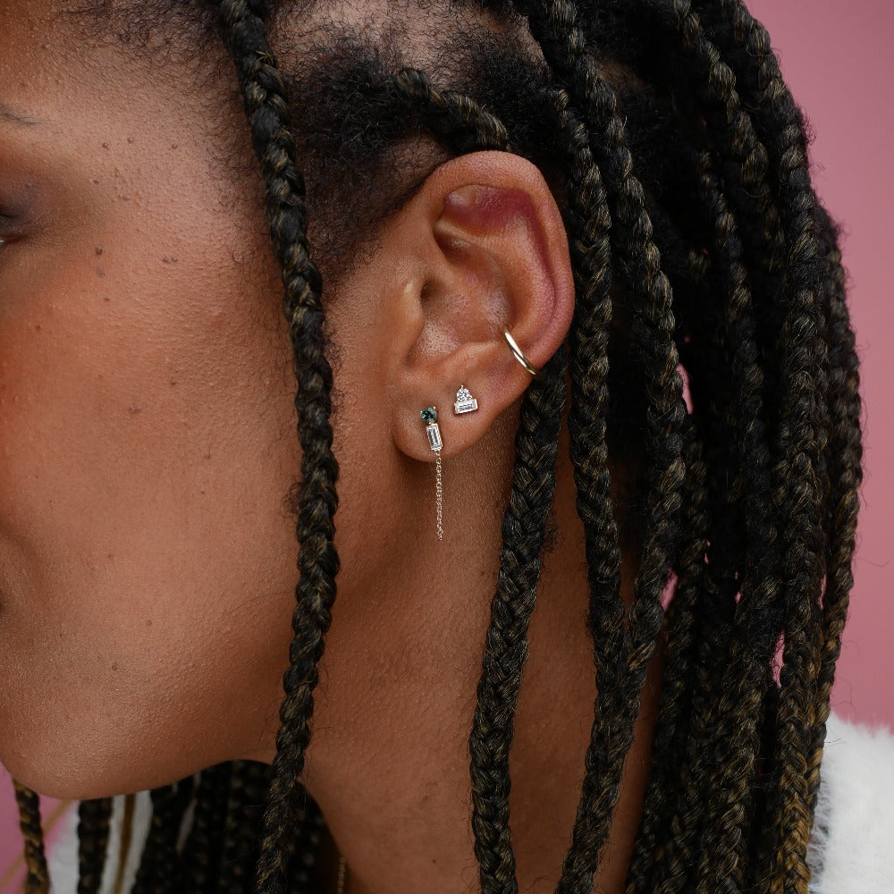 
                  
                    Baguette Stud Earrings
                  
                